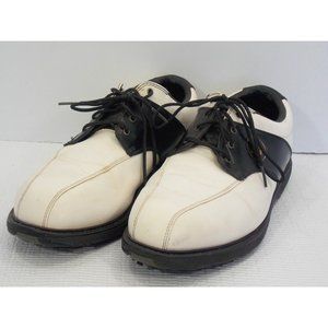 Bite Golf Shoes Men's size 8.5 Soft Spike Black White #1504A